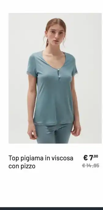 OVS Top pigiama in viscosa offerta