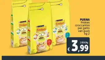 Deco Maxistore Purina friskies croccantini per gatto offerta