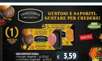 Deco Maxistore Unconventional burger vegetali offerta