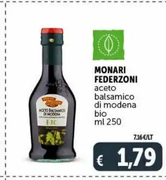 Deco Maxistore Monari federzoni aceto balsamico di modena bio offerta
