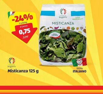 ALDI Misticanza 125 g offerta