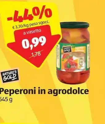 ALDI Peperoni in agrodolce 545g offerta