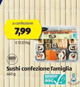 ALDI Sushi confezione famiglia 460g offerta