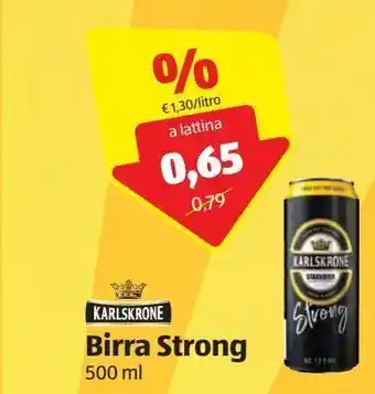 ALDI Birra strong 500ml offerta