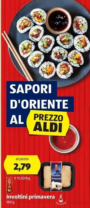 ALDI Involtini primavera 180g offerta
