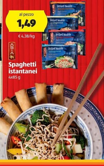 ALDI Spaghetti istantanei offerta