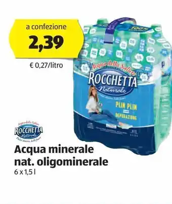 ALDI Acqua minerale nat. oligominerale offerta