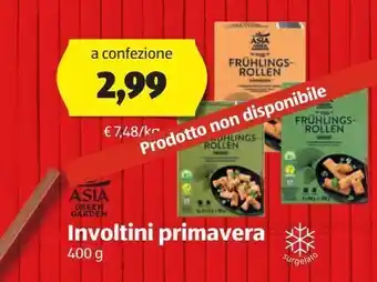 ALDI Involtini primavera 400g offerta