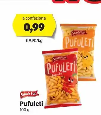 ALDI Pufuleti 100g offerta