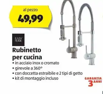 ALDI Rubinetto per cucina offerta