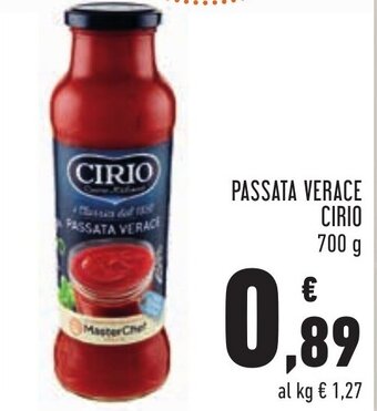 Conad Cirio Passata Verace 700 g offerta