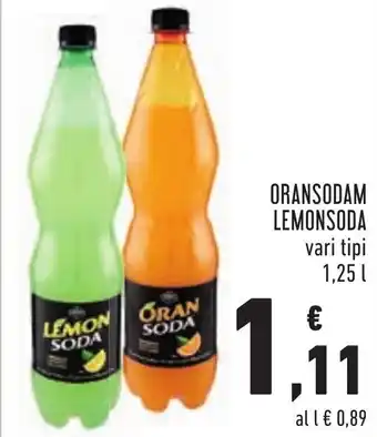 Conad Lemonsoda Oransodam vari tipi 1,25 l offerta