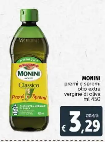 Deco Market Premi e spremi olio extra vergine di oliva monini offerta