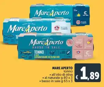 Deco Market Tonno -all'olio di oliva -al naturale -basso in sale mare aperto offerta