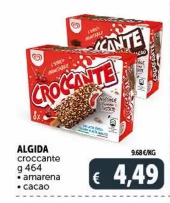 Deco Market Croccante -amarena -cacao algida offerta