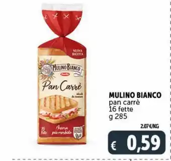 Deco Market Pan carrè 16 fette mulino bianco offerta