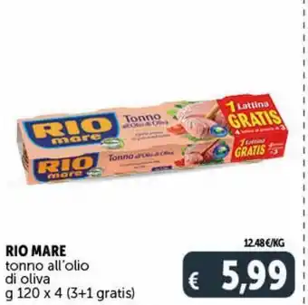 Deco Market Tonno all'olio di oliva rio mare offerta