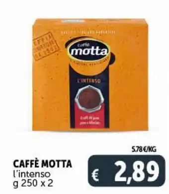 L'intenso caffè motta