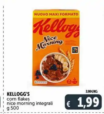 Deco Market Corn flakes nice morning integrali kellogg's offerta
