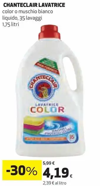 Coop Chanteclair lavatrice offerta