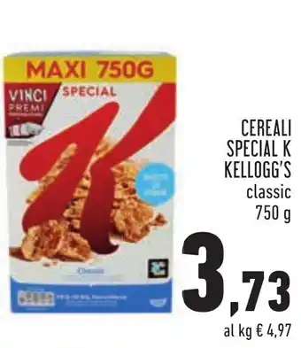 Conad Kellogg's Special K Cereali classic 750 g offerta