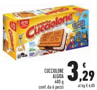 Conad Algida Cucciolone 480 g 6 pezzi offerta