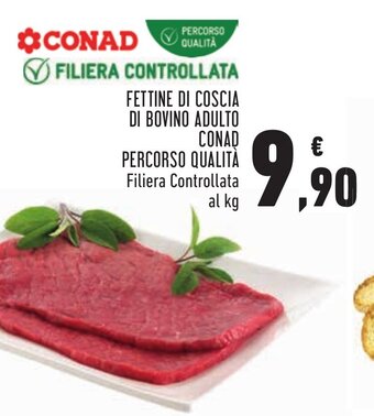 Conad Conad Fettine di coscia di bovino adulto percorso qualità offerta