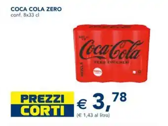 Esselunga Coca Cola Zero 8x33 cl offerta