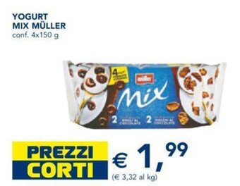 Esselunga Müller Mix Yogurt 4x150 g offerta