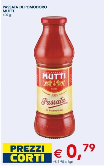 Esselunga Mutti Passata di Pomodoro 400 g offerta