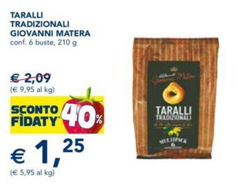 Taralli Tradizionali Giovanni Matera 210 g
