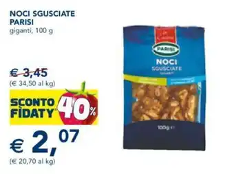 Esselunga Parisi Noci Sgusciate 100 g offerta