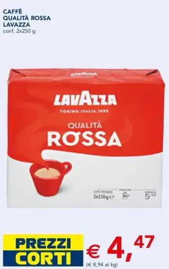 Esselunga Lavazza Caffè Qualità Rossa 250 g x 2 offerta