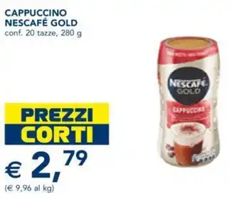 Esselunga Nescafé Gold Cappuccino 20 tazze, 280 g offerta