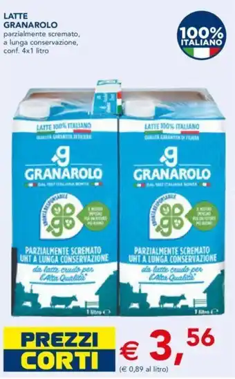 Esselunga Granarolo Latte 4x1 litro offerta