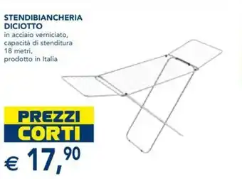 Esselunga Stendibiancheria Diciotto 18 metri offerta
