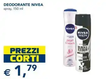 Esselunga Nivea Deodorante 150 ml offerta