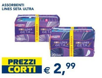 Esselunga Lines Seta Ultra Assorbenti offerta