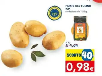 Esselunga Patate del Fucino IGP 1,5 kg offerta