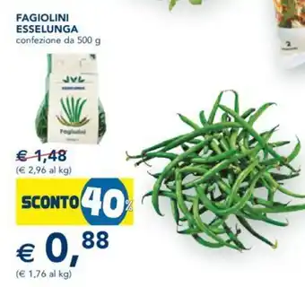 Esselunga Esselunga Fagiolini 500 g offerta