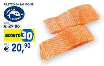 Esselunga Filetto di Salmone offerta