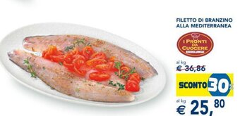 Esselunga Filetto di Branzino alla Mediterranea offerta