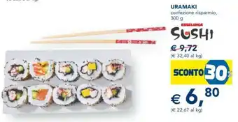 Esselunga Esselunga Sushi Uramaki 300 g offerta