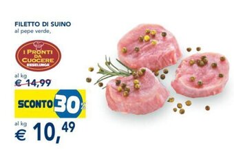 Esselunga Filetto di Suino offerta