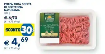 Esselunga Esselunga naturama Polpa Trita Scelta di scottona 400 g offerta