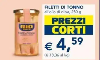 Esselunga Rio mare Filetti di Tonno 250 g offerta