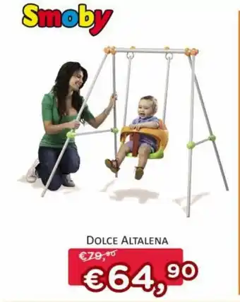 Ideal Bimbo Smoby Dolce Altalena offerta