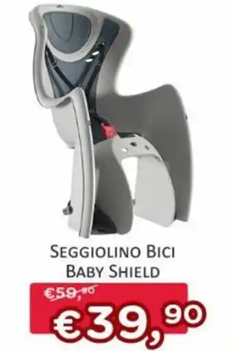 Ideal Bimbo Seggiolino Bici Baby Shield offerta