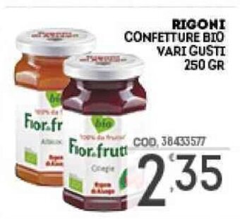 Eurocash Rigoni Confetture Bio Vari Gusti 250 gr offerta