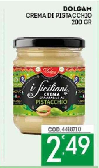 Eurocash Dolgam Crema Di Pistacchio 200 gr offerta